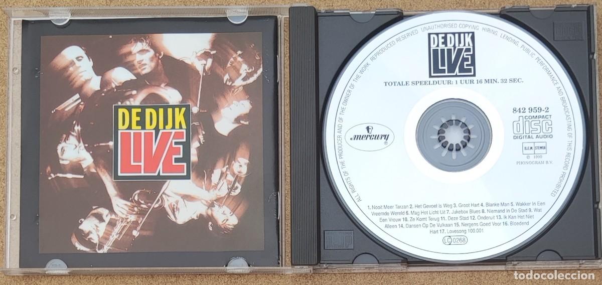 CDs de m&uacute;sica: DE DIJK - LIVE (CD) 1990 - 17 TEMAS - Foto 2