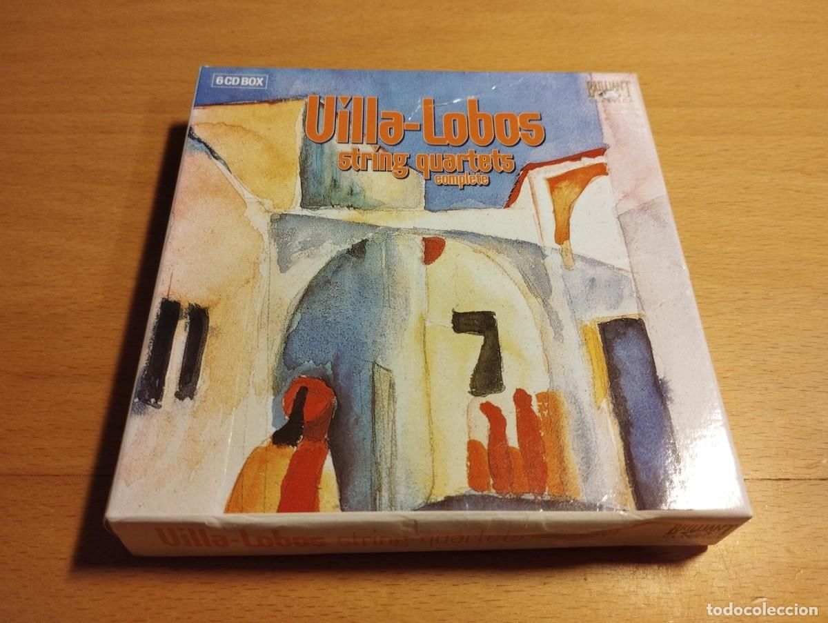 CDs de m&uacute;sica: VILLA-LOBOS. STRING QUARTETS COMPLETE (6 CDS) - Foto 1