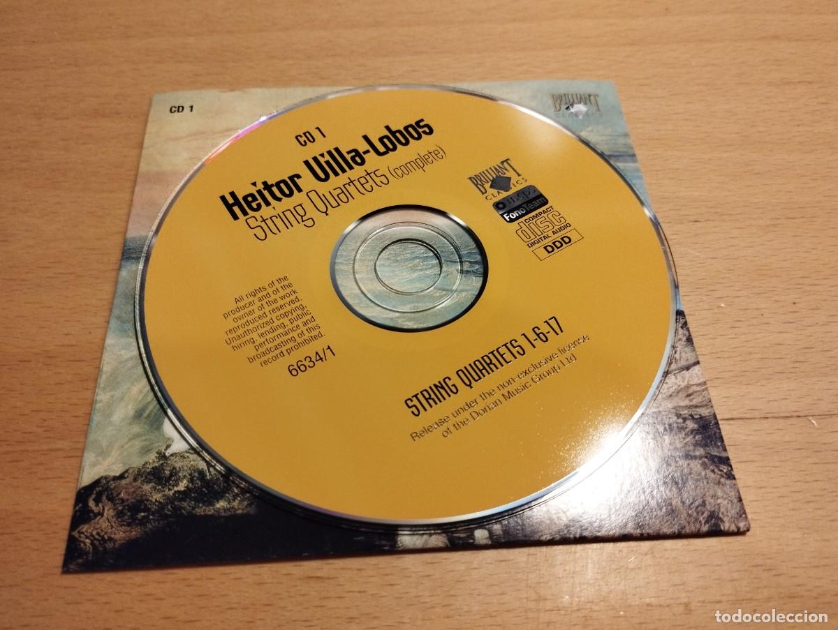 CDs de m&uacute;sica: VILLA-LOBOS. STRING QUARTETS COMPLETE (6 CDS) - Foto 2
