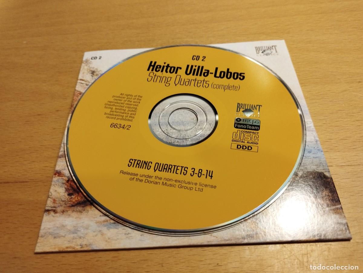 CDs de m&uacute;sica: VILLA-LOBOS. STRING QUARTETS COMPLETE (6 CDS) - Foto 3