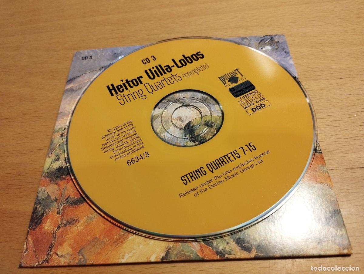 CDs de m&uacute;sica: VILLA-LOBOS. STRING QUARTETS COMPLETE (6 CDS) - Foto 4