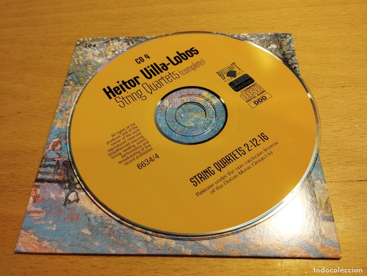 CDs de m&uacute;sica: VILLA-LOBOS. STRING QUARTETS COMPLETE (6 CDS) - Foto 5