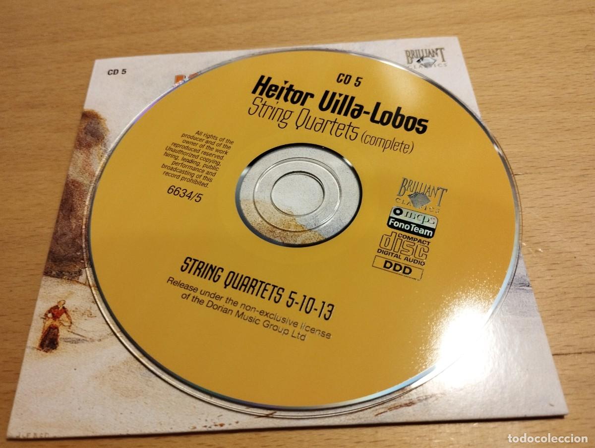 CDs de m&uacute;sica: VILLA-LOBOS. STRING QUARTETS COMPLETE (6 CDS) - Foto 6