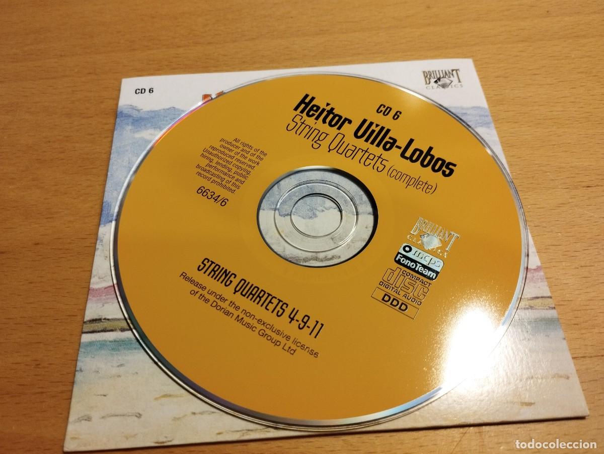 CDs de m&uacute;sica: VILLA-LOBOS. STRING QUARTETS COMPLETE (6 CDS) - Foto 7