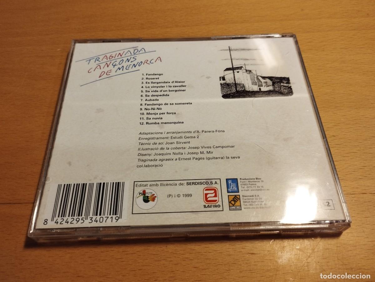 CDs de m&uacute;sica: TRAGINADA. CAN&Ccedil;ONS DE MENORCA (CD) - Foto 3