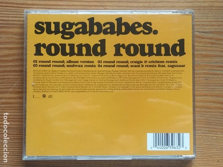 CDs de m&uacute;sica: CD SUGABABES - ROUND ROUND + 4 POSTALES (9L) - Foto 3