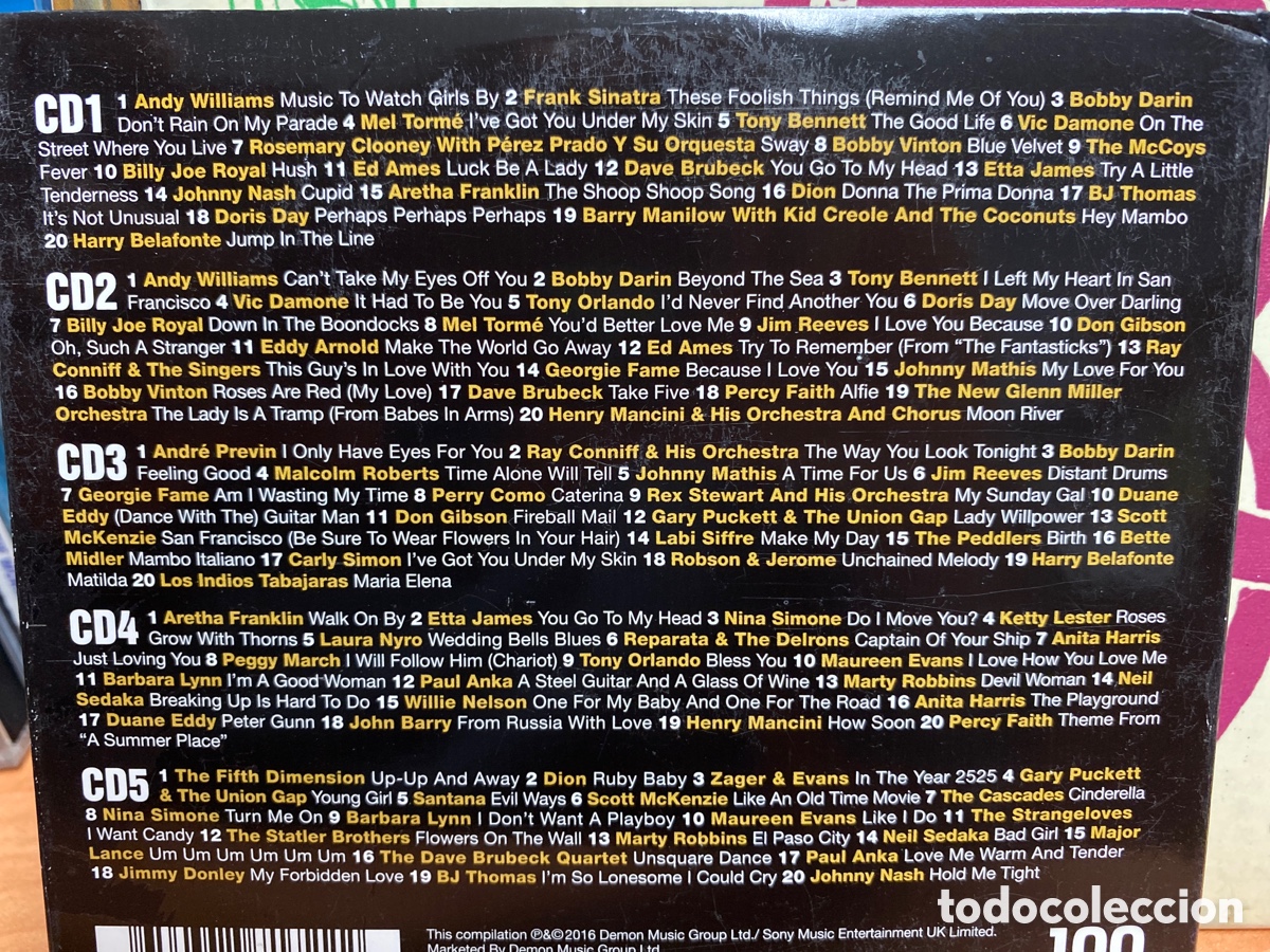 CDs de m&uacute;sica: Various - 100 Hits Cool (5xCD, Comp) - Foto 3