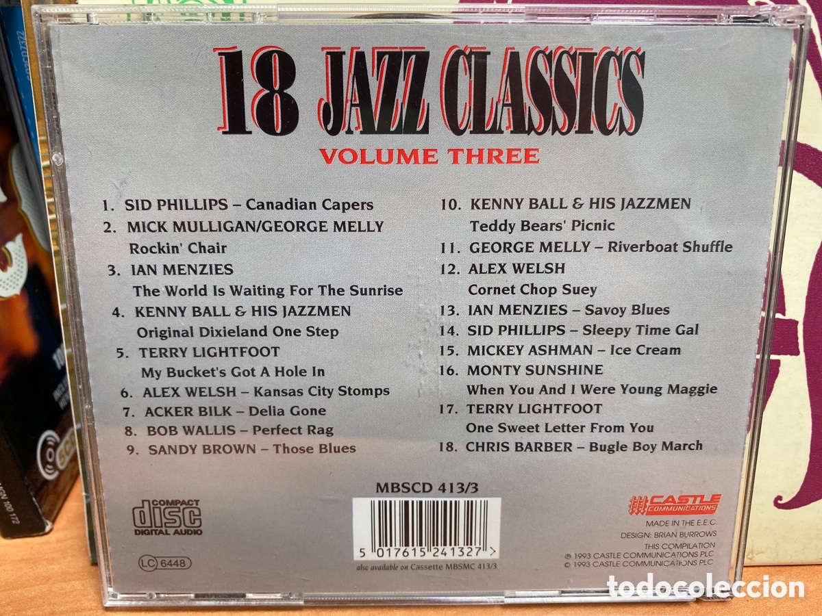 CDs de m&uacute;sica: Various - 18 Jazz Classics Volume Three (CD, Comp) - Foto 2