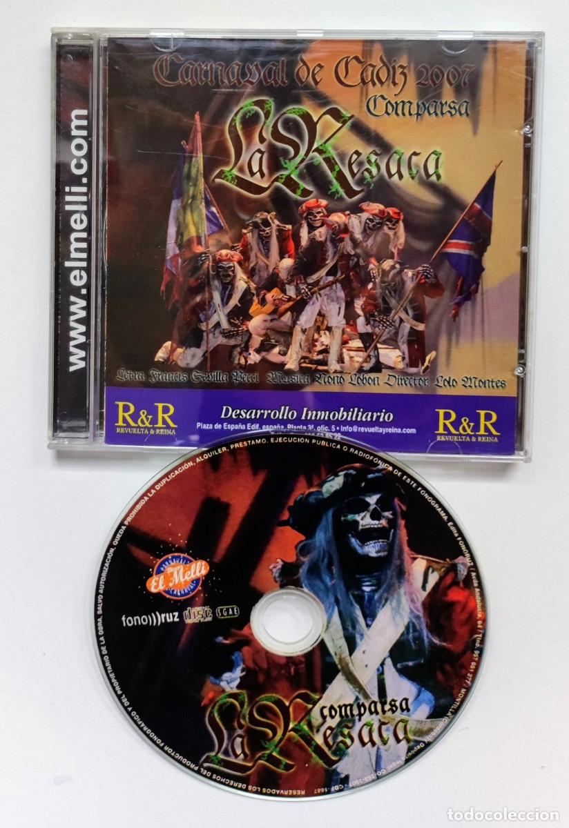 CDs de m&uacute;sica: CD - LA RESACA / COMPARSA CARNAVAL DE CADIZ 2007 - Foto 1