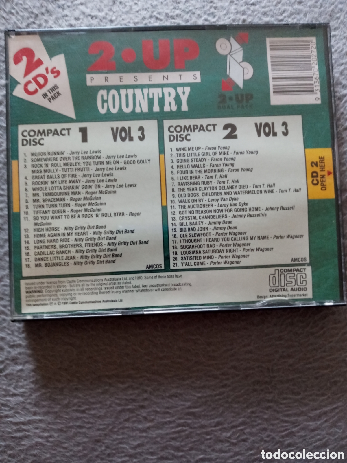 CDs de m&uacute;sica: Country.vol.3..2cds - Foto 2