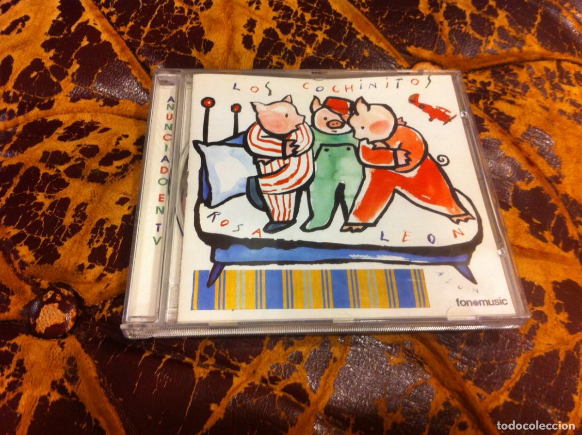 CDs de m&uacute;sica: CD. ROSA LE&Oacute;N. LOS COCHINITOS - Foto 1
