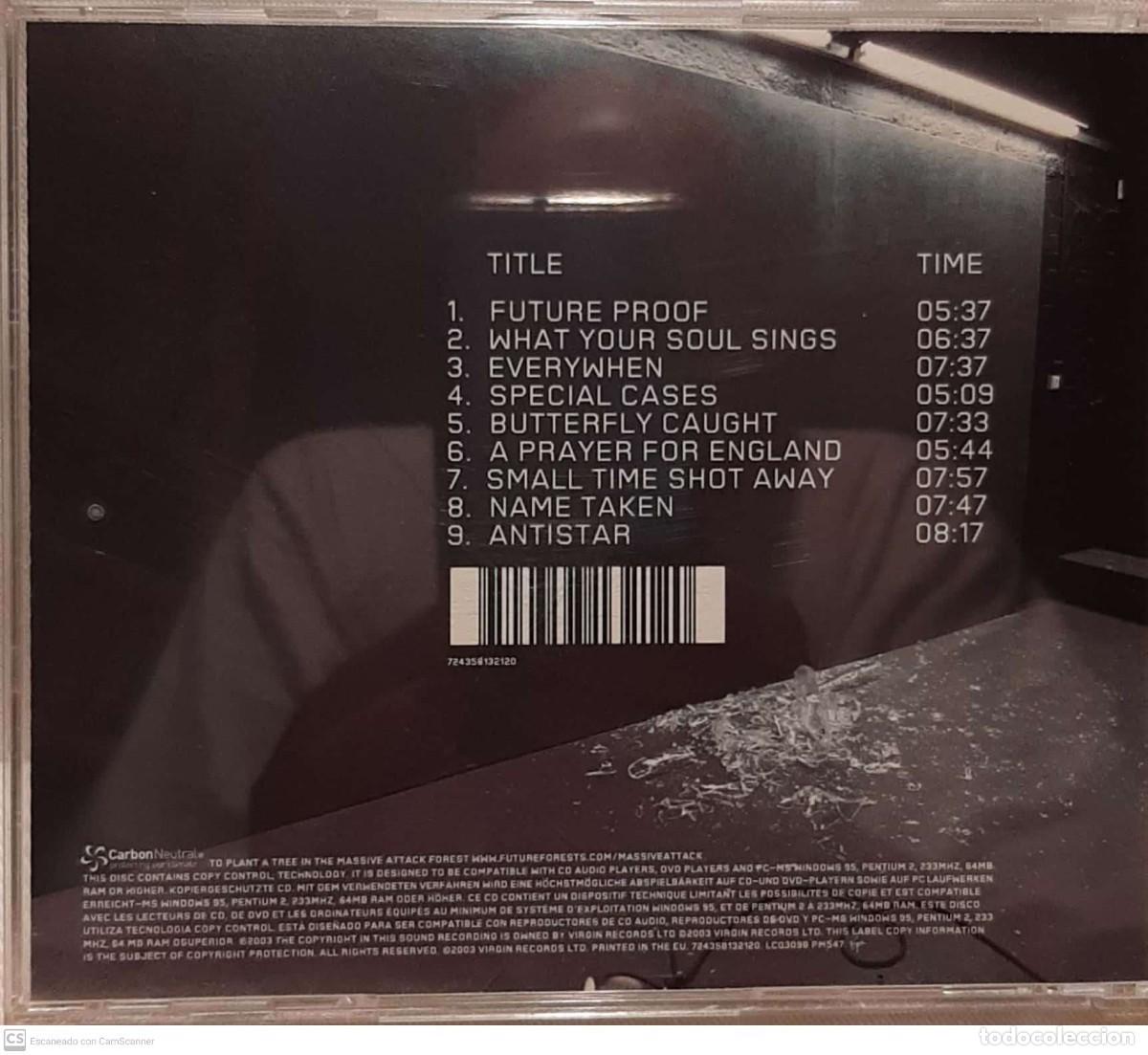 CDs de m&uacute;sica: Massive Attack &lrm;&ndash; 100th Window - Foto 3