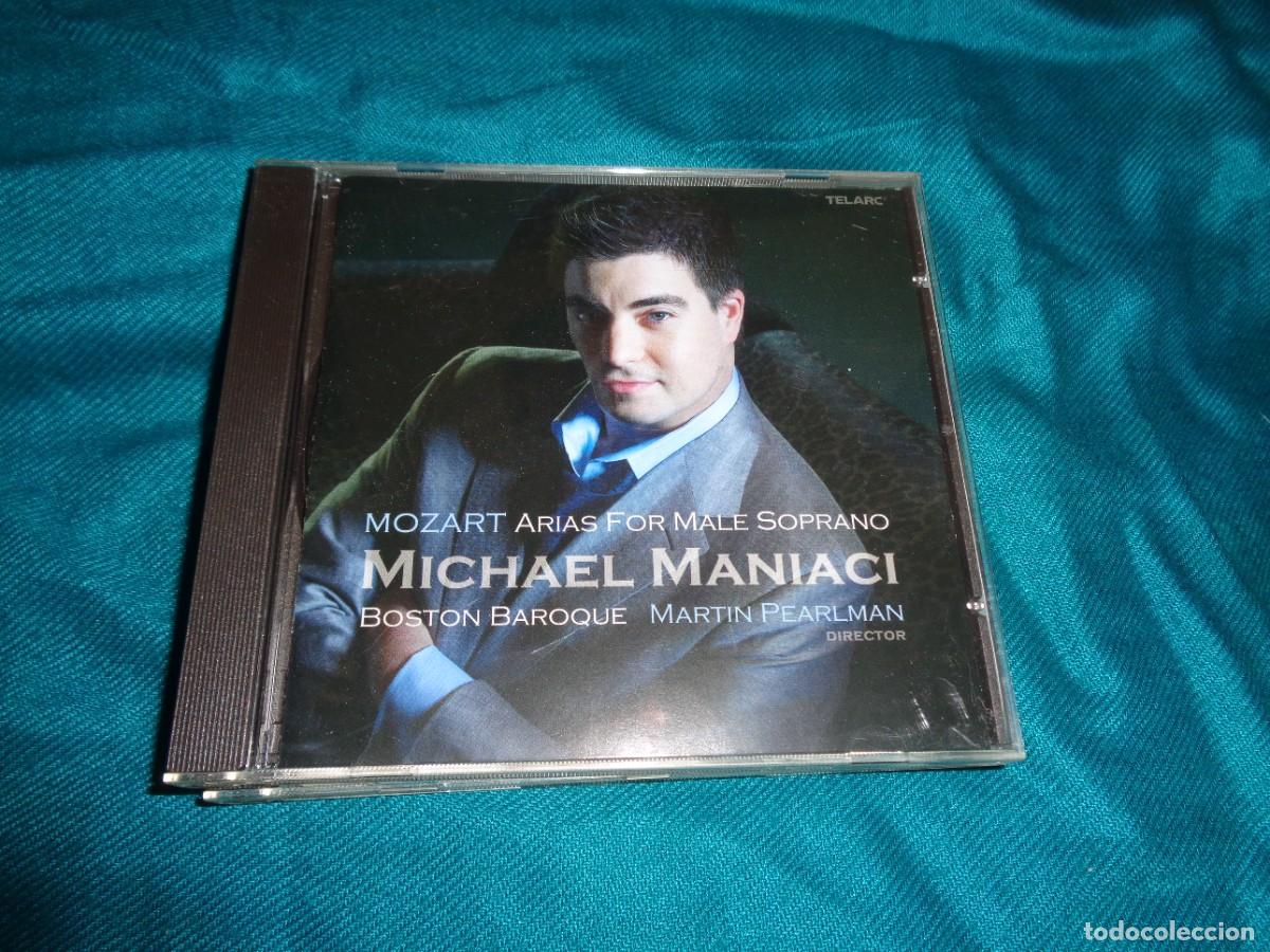 CDs de M&uacute;sica: MICHAEL MANIACI. MOZART : ARIAS FOR MALE SOPRANO. CD. IMPECABLE(#)