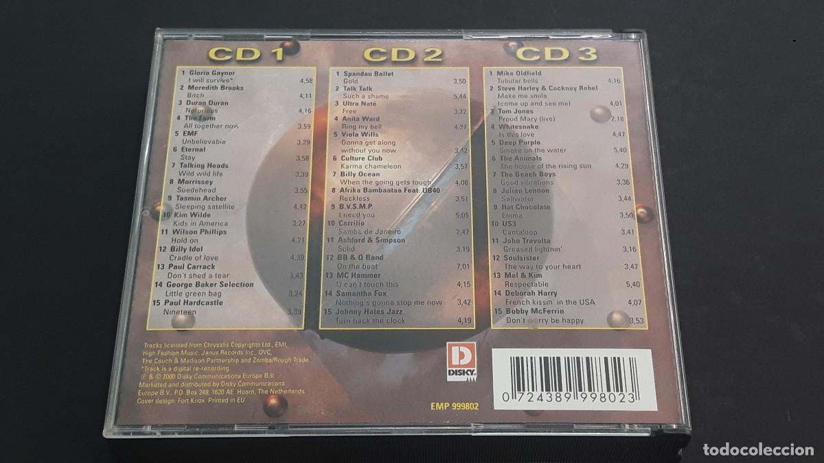 CDs de m&uacute;sica: 3 CD DISCO TOTAL 2 - 45 GRANDES EXITOS - 2000 - Foto 4