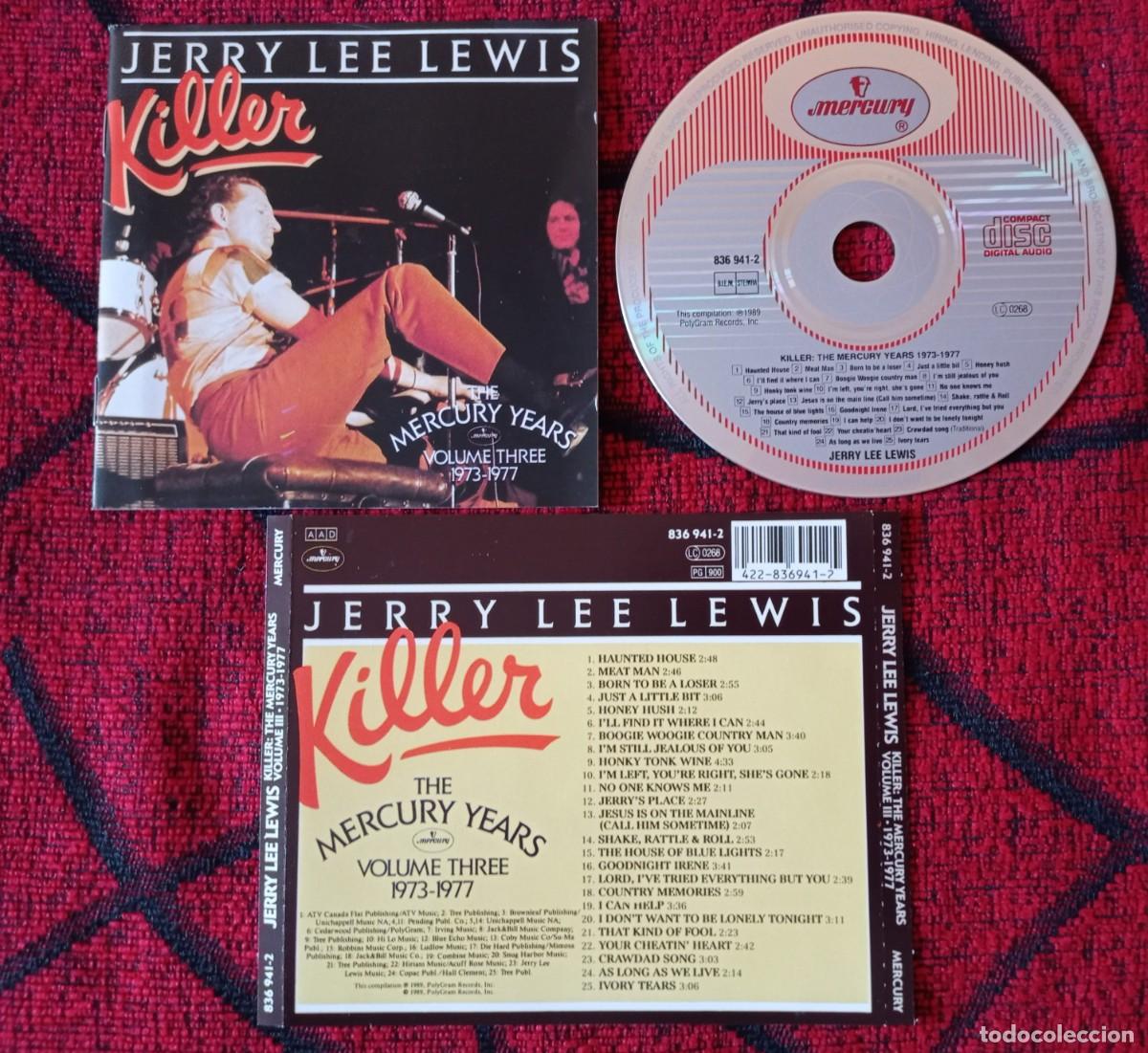 CDs de m&uacute;sica: JERRY LEE LEWIS Killer: The Mercury Years Volume Three 1973-1977 CDALEMANIA 1989