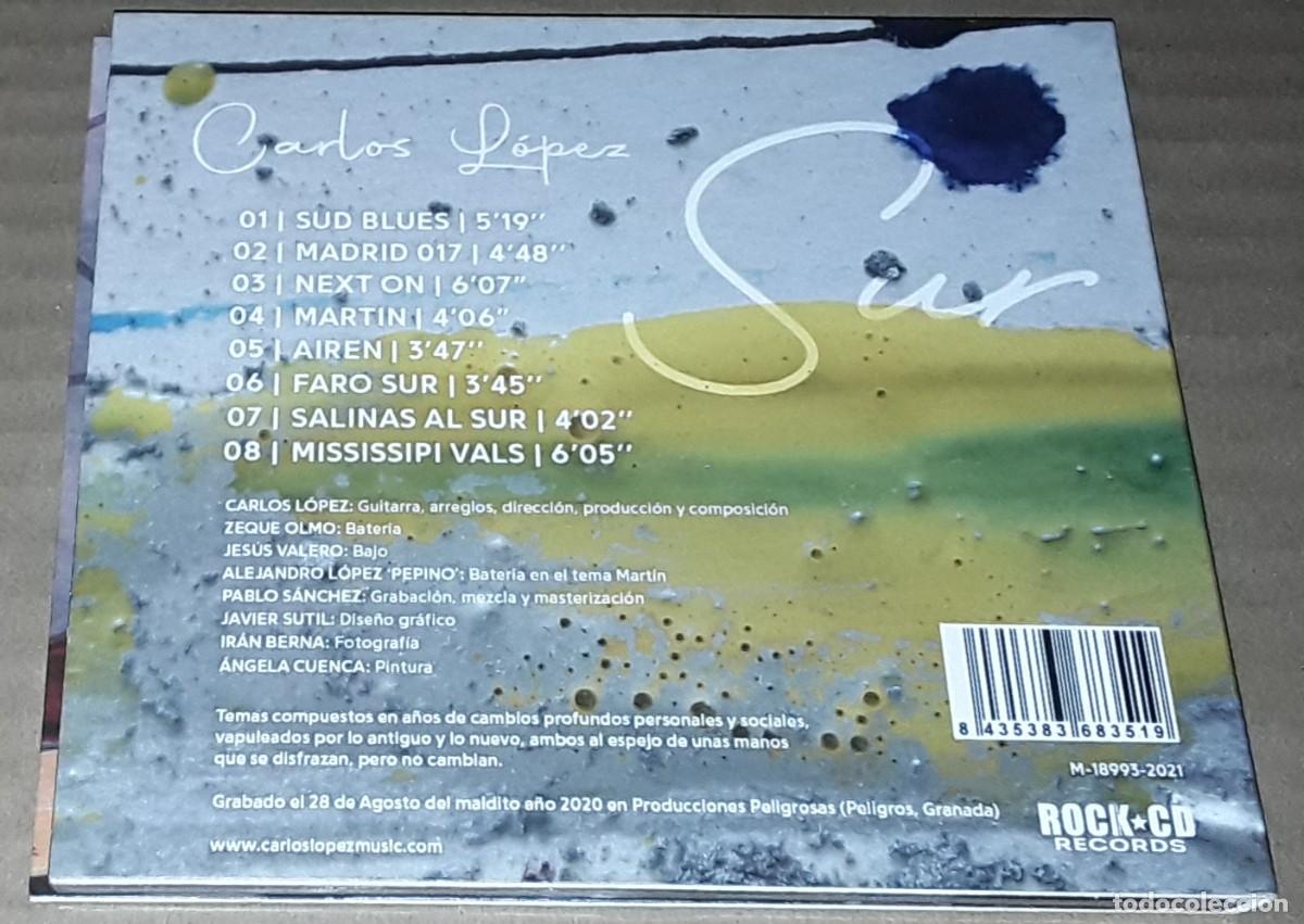 CDs de m&uacute;sica: CD - CARLOS L&Oacute;PEZ - SUR - DIGIPACK - Foto 2