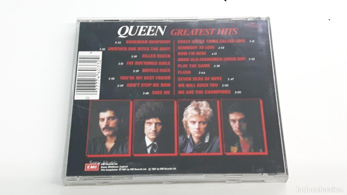 CDs de m&uacute;sica: CD QUEEN: GREATEST HITS - Foto 3