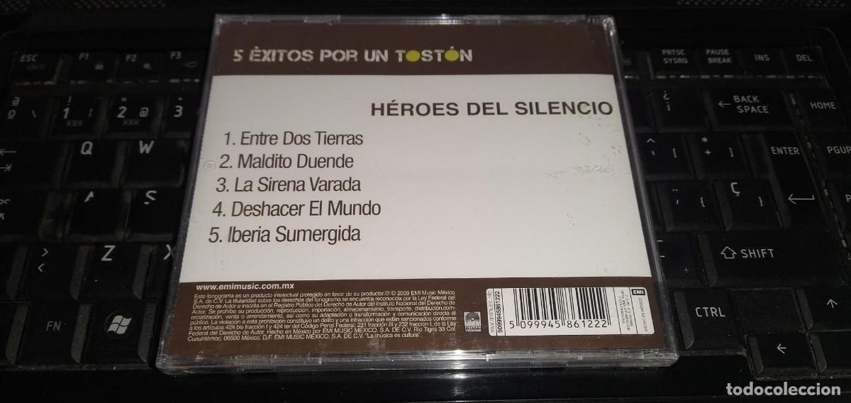 CDs de m&uacute;sica: HEROES DEL SILENCIO 5 EXITOS NEW - Foto 2
