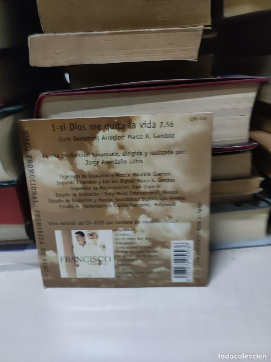 CDs de m&uacute;sica: Francisco &ndash; Si Dios me quita la vida - Foto 2