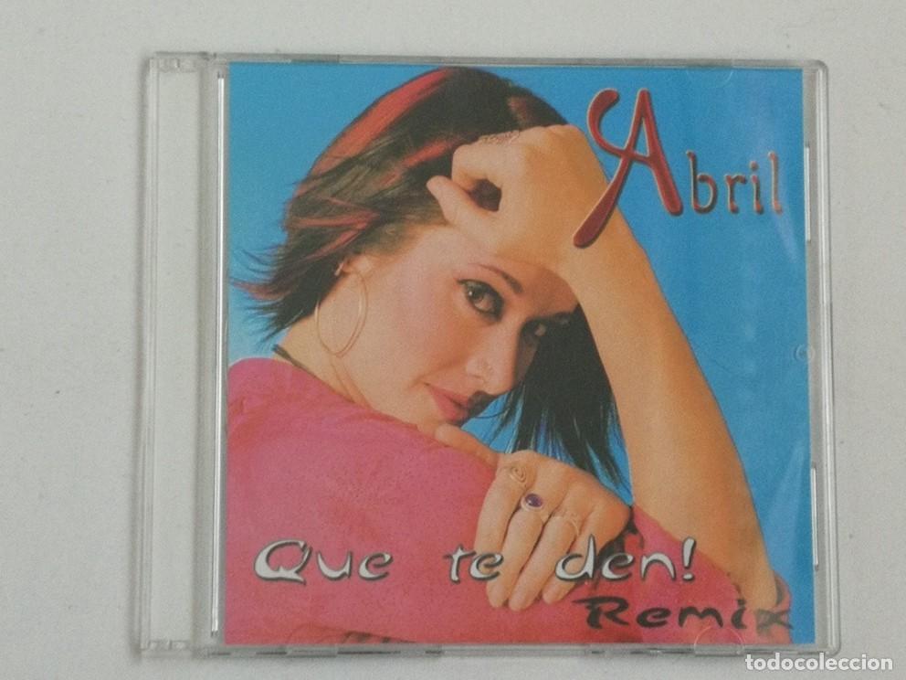 CDs de m&uacute;sica: ABRIL - QUE TE DEN! - REMIX - CD SINGLE - 2 TEMAS - Foto 2