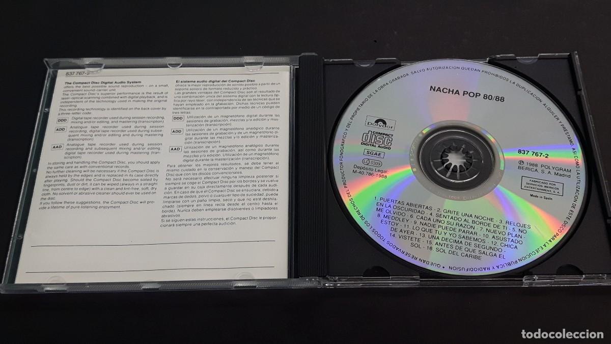 CDs de m&uacute;sica: CD NACHA POP - 80/88 - Foto 2