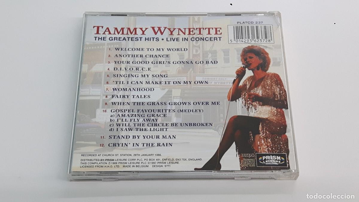 CDs de m&uacute;sica: CD TAMMY WYNETTE - THE GREATEST HITS - Foto 3
