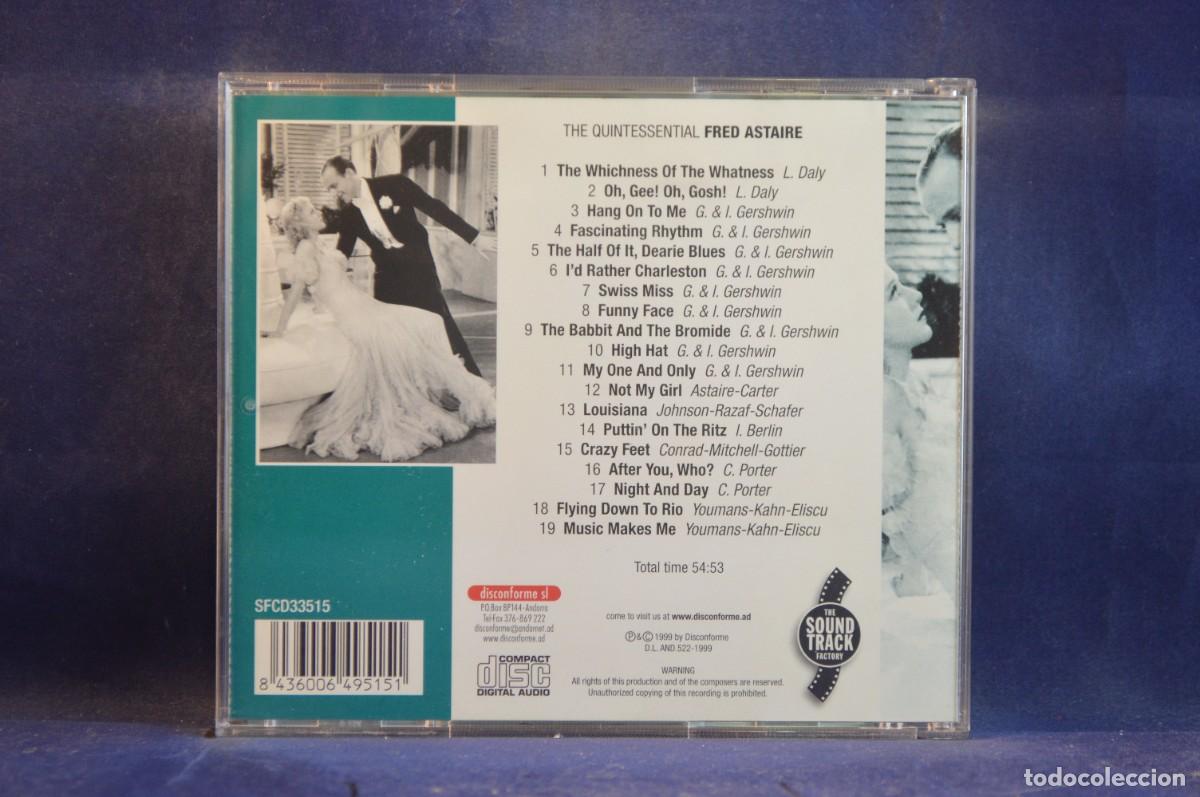 CDs de m&uacute;sica: FRED ASTAIRE - THE QUINTESSENTIAL - CD - Foto 2