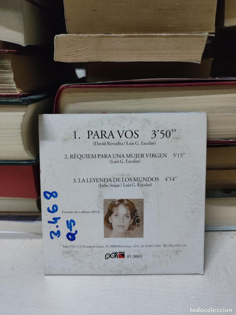 CDs de m&uacute;sica: Gloria&ndash; Para Vos - Foto 2