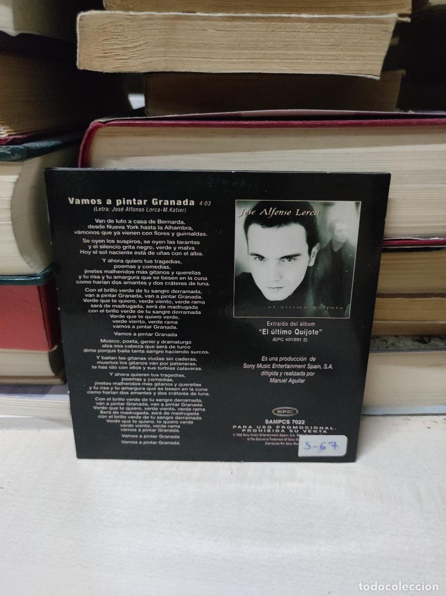 CDs de m&uacute;sica: Jos&eacute; Alfonso Lorca &ndash; Vamos A Pintar Granada - Foto 2
