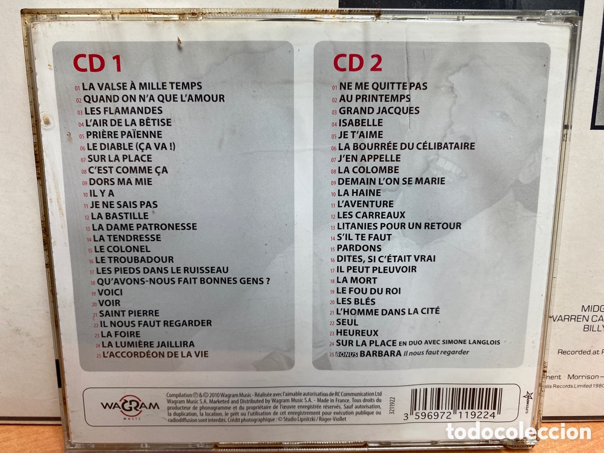 CDs de m&uacute;sica: Jacques Brel - Jacques Brel (2xCD, Comp) - Foto 2