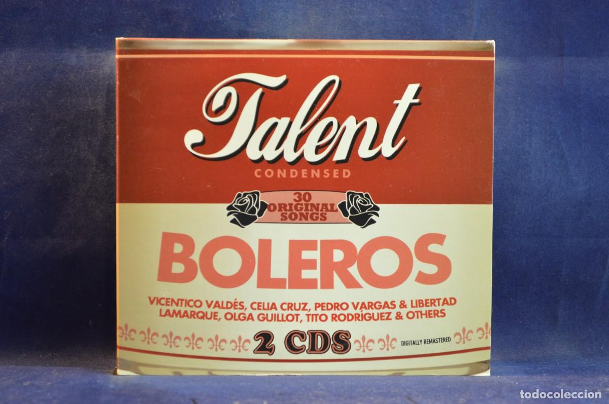 CDs de m&uacute;sica: VARIOS - TALENT BOLEROS CONDENSED - 2 CD - Foto 1