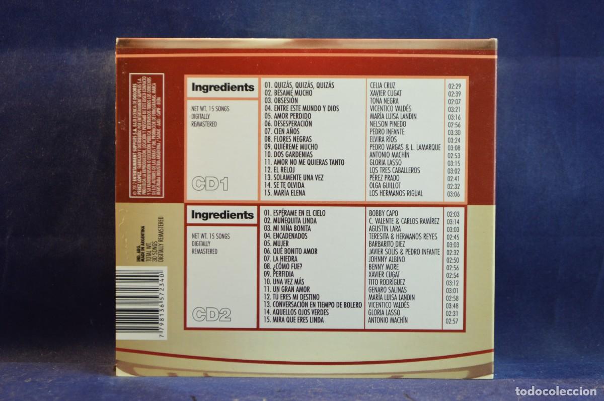 CDs de m&uacute;sica: VARIOS - TALENT BOLEROS CONDENSED - 2 CD - Foto 2