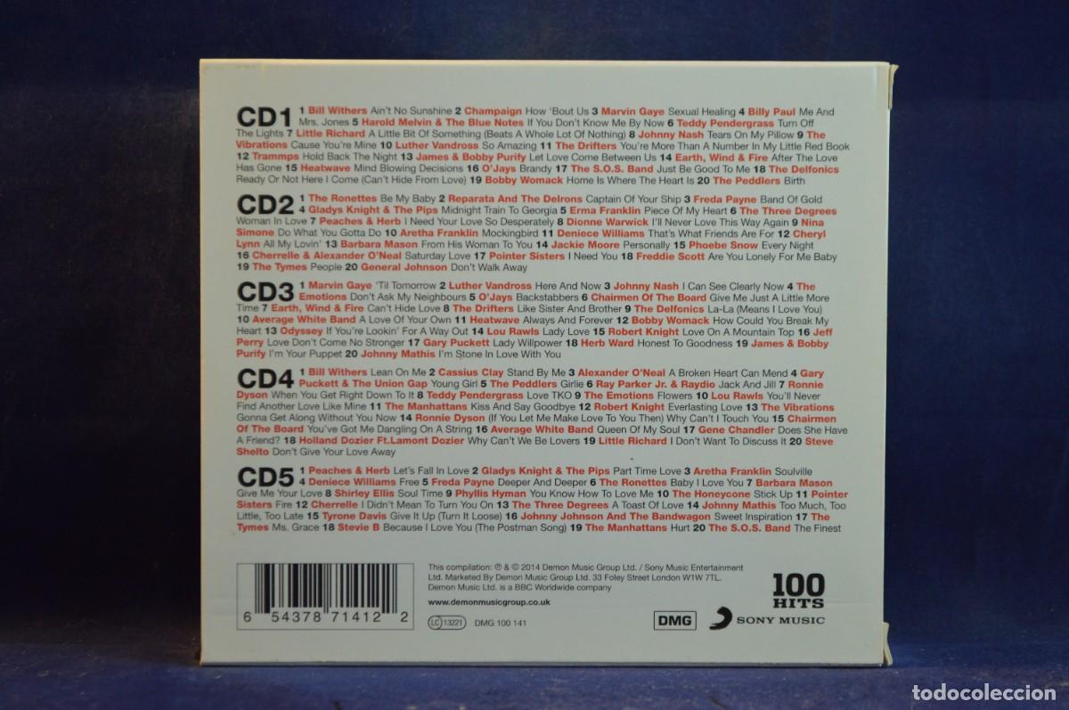 CDs de m&uacute;sica: VARIOUS - 100 HITS ULTIMATE SOUL - 5 CD - Foto 2
