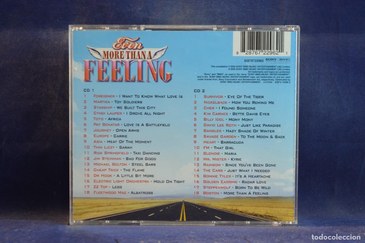 CDs de m&uacute;sica: VARIOUS - EVEN MORE THAN A FEELING - 2 CD - Foto 2