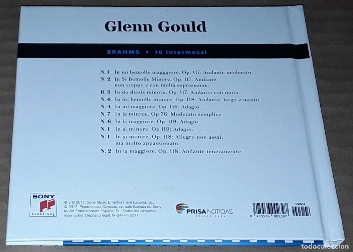 CDs de m&uacute;sica: CD - GLENN GOULD - BRAHMS - 10 INTERMEZZI - DIGIPACK - Foto 2