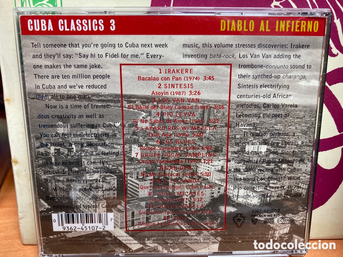 CDs de m&uacute;sica: Various - Cuba Classics 3: Diablo Al Infierno (CD, Comp) - Foto 2