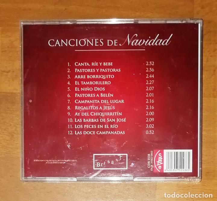 CDs de m&uacute;sica: CD. CANCIONES DE NAVIDAD. 2 CD. - Brisa, D.L. 2013 - Foto 3