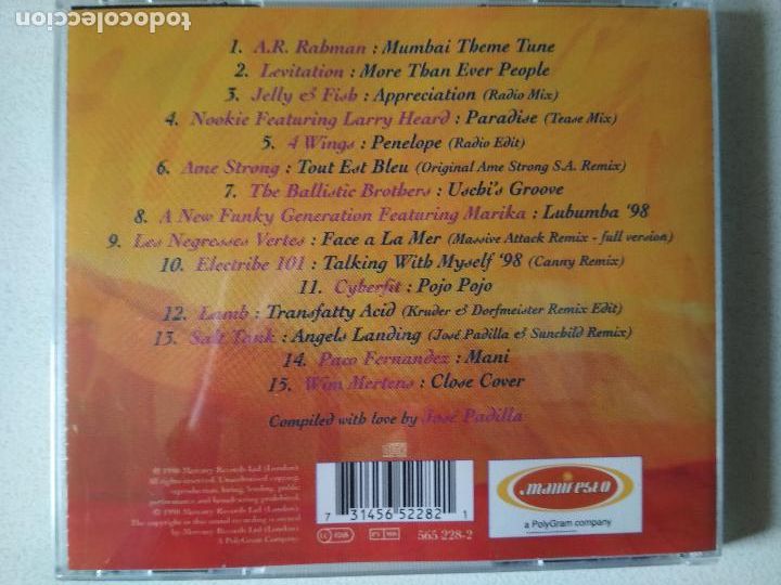CDs de m&uacute;sica: cafe del mar voumen cinco, 1998 - Foto 3