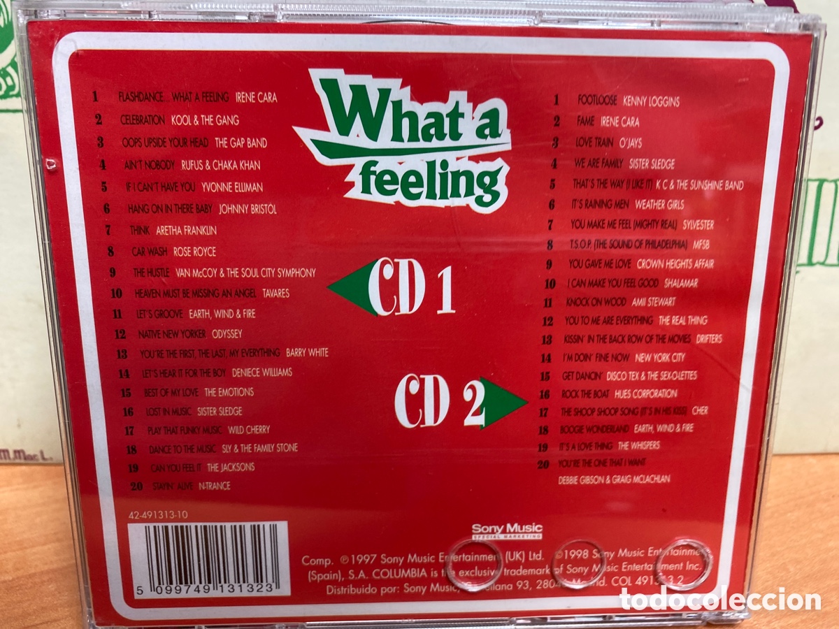 CDs de m&uacute;sica: Various - What A Feeling - 40 &Eacute;xitos De La &Eacute;poca Dorada De La M&uacute;sica Disco (2xCD, Comp) - Foto 2