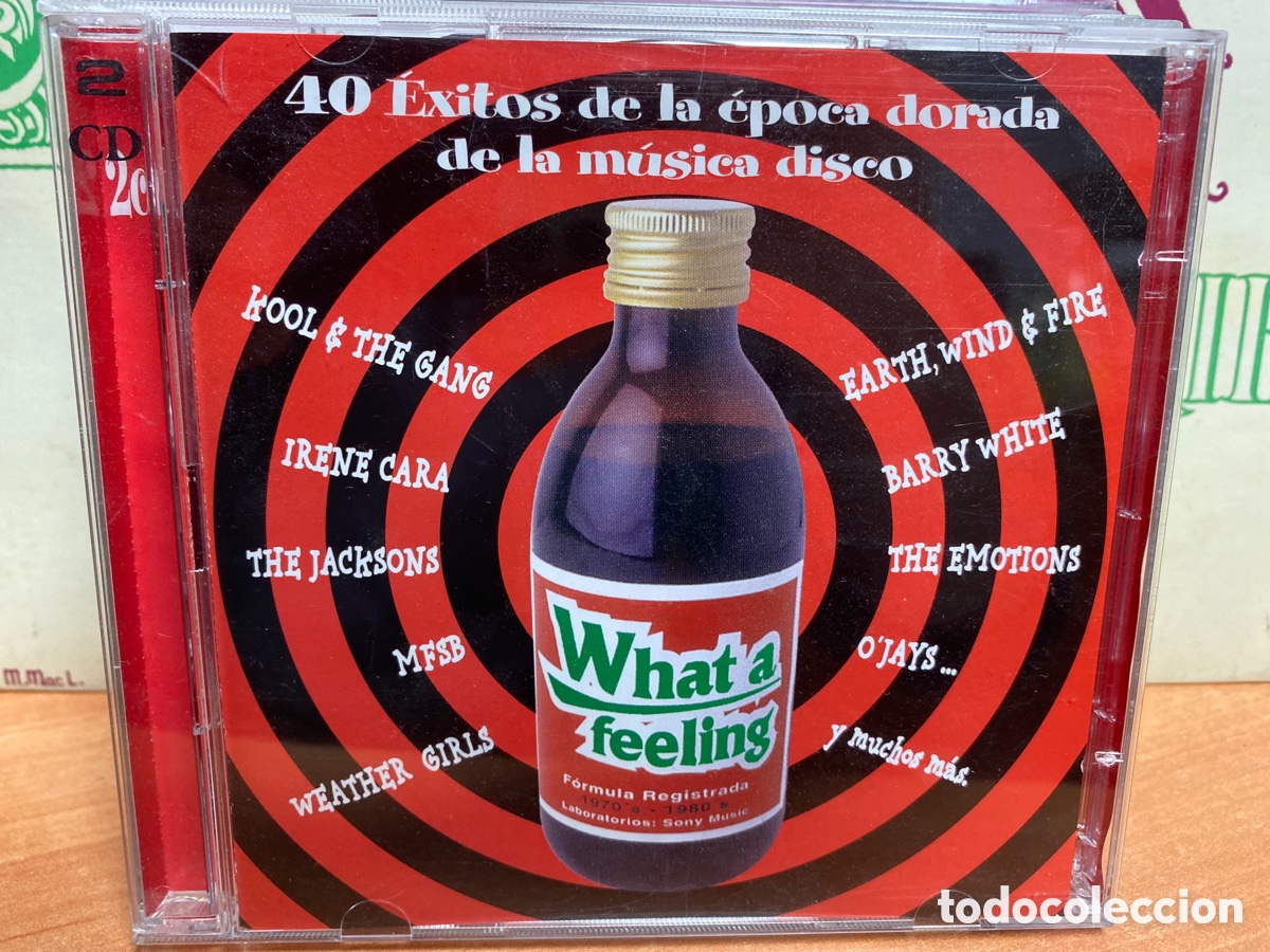 CDs de m&uacute;sica: Various - What A Feeling - 40 &Eacute;xitos De La &Eacute;poca Dorada De La M&uacute;sica Disco (2xCD, Comp) - Foto 1