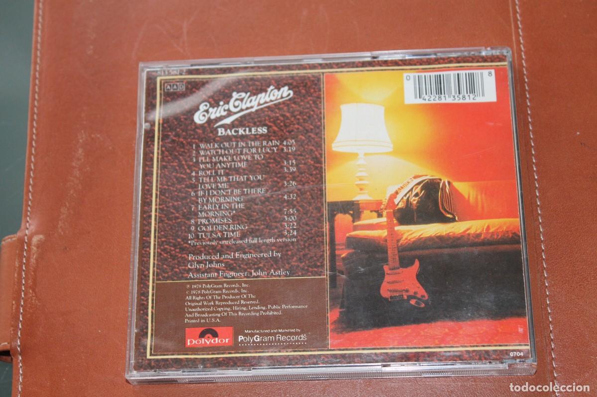 CDs de m&uacute;sica: ERCI CLAPTON. BACKLESS - Foto 2