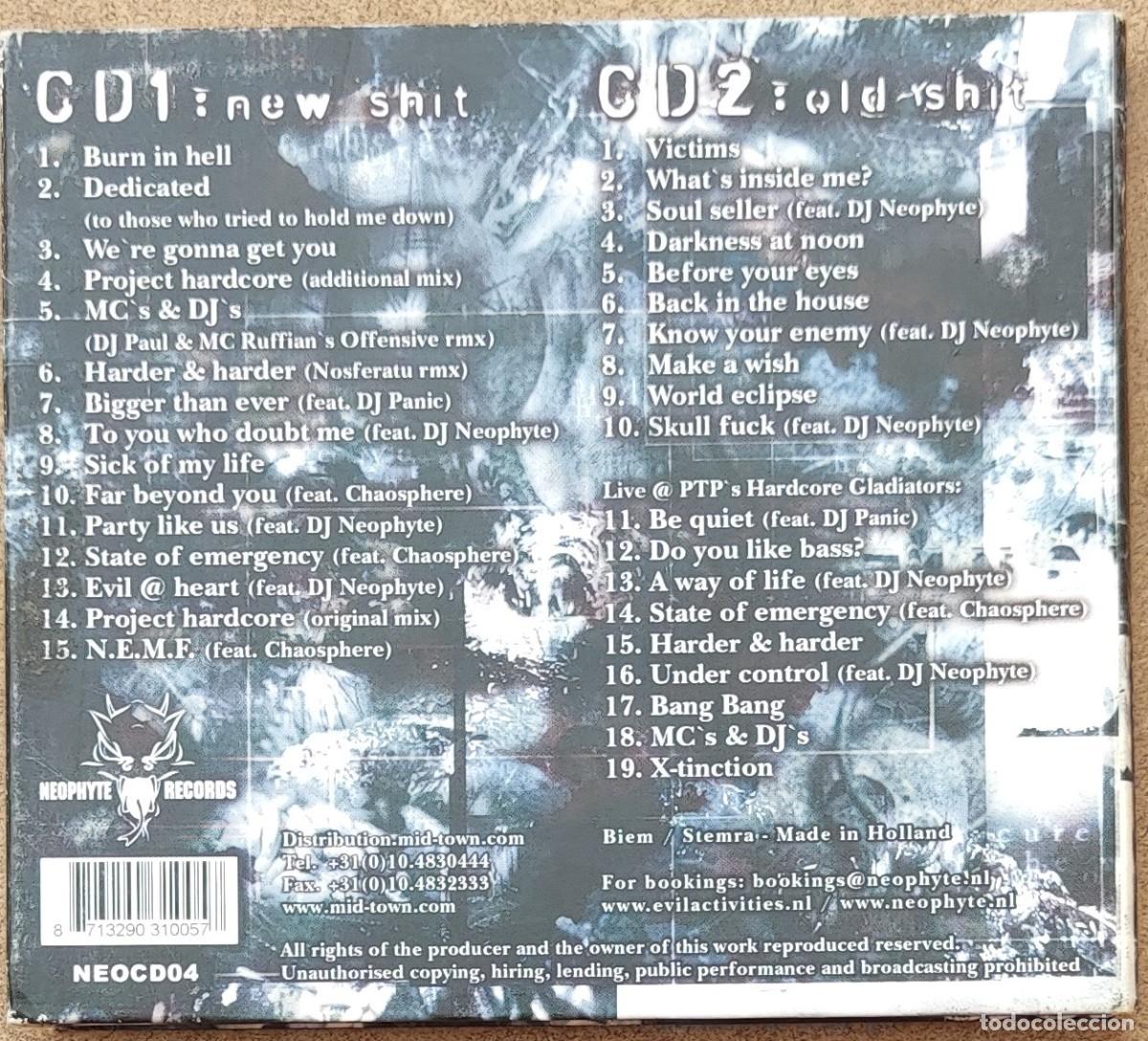CDs de m&uacute;sica: EVIL ACTIVITIES - DEDICATED (2CD) 2003 - 34 TEMAS - DIGIPAK - Foto 4