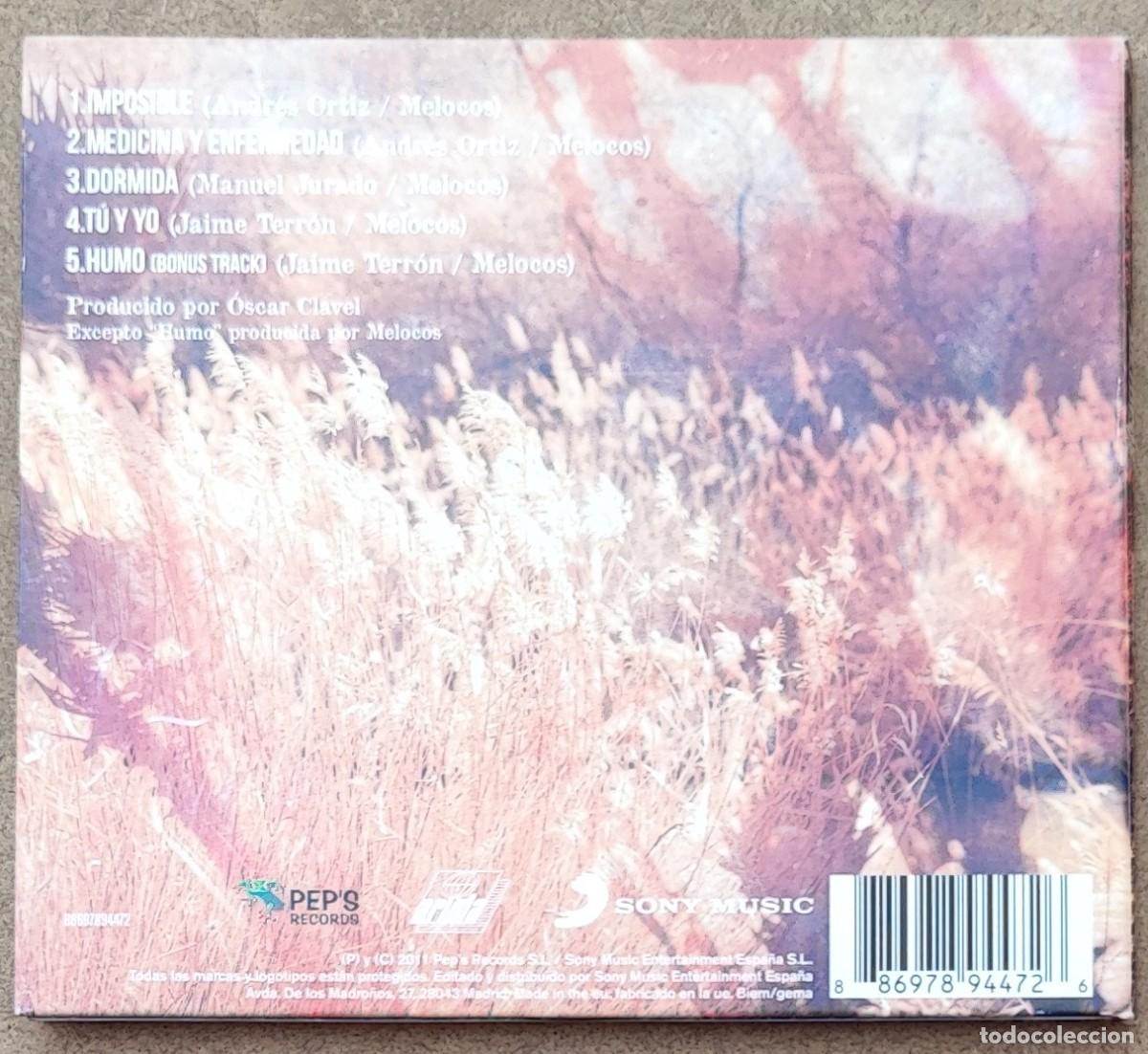 CDs de m&uacute;sica: MELOCOS - IMPOSIBLE (CD) 2011 - 5 TEMAS - DIGIPAK - Foto 3