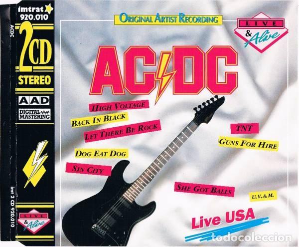CDs de m&uacute;sica: 2 CDs - AC/DC - Live USA - Foto 1