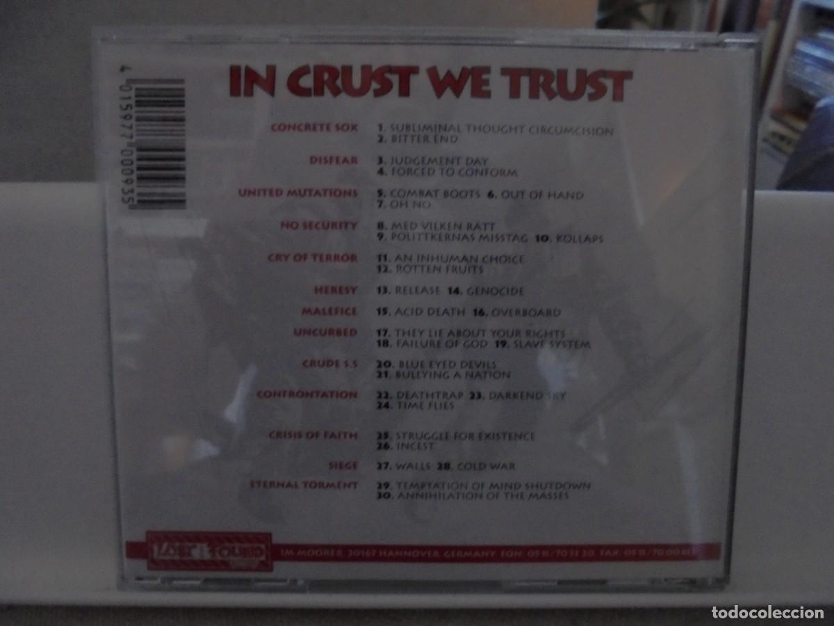 CDs de m&uacute;sica: IN CRUST WE TRUST. COMPACTO. - Foto 2