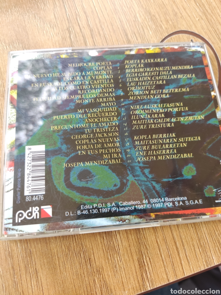 CDs de m&uacute;sica: Cd IMANOL &rdquo;JOAN ETORRIAN&rdquo; - Foto 3