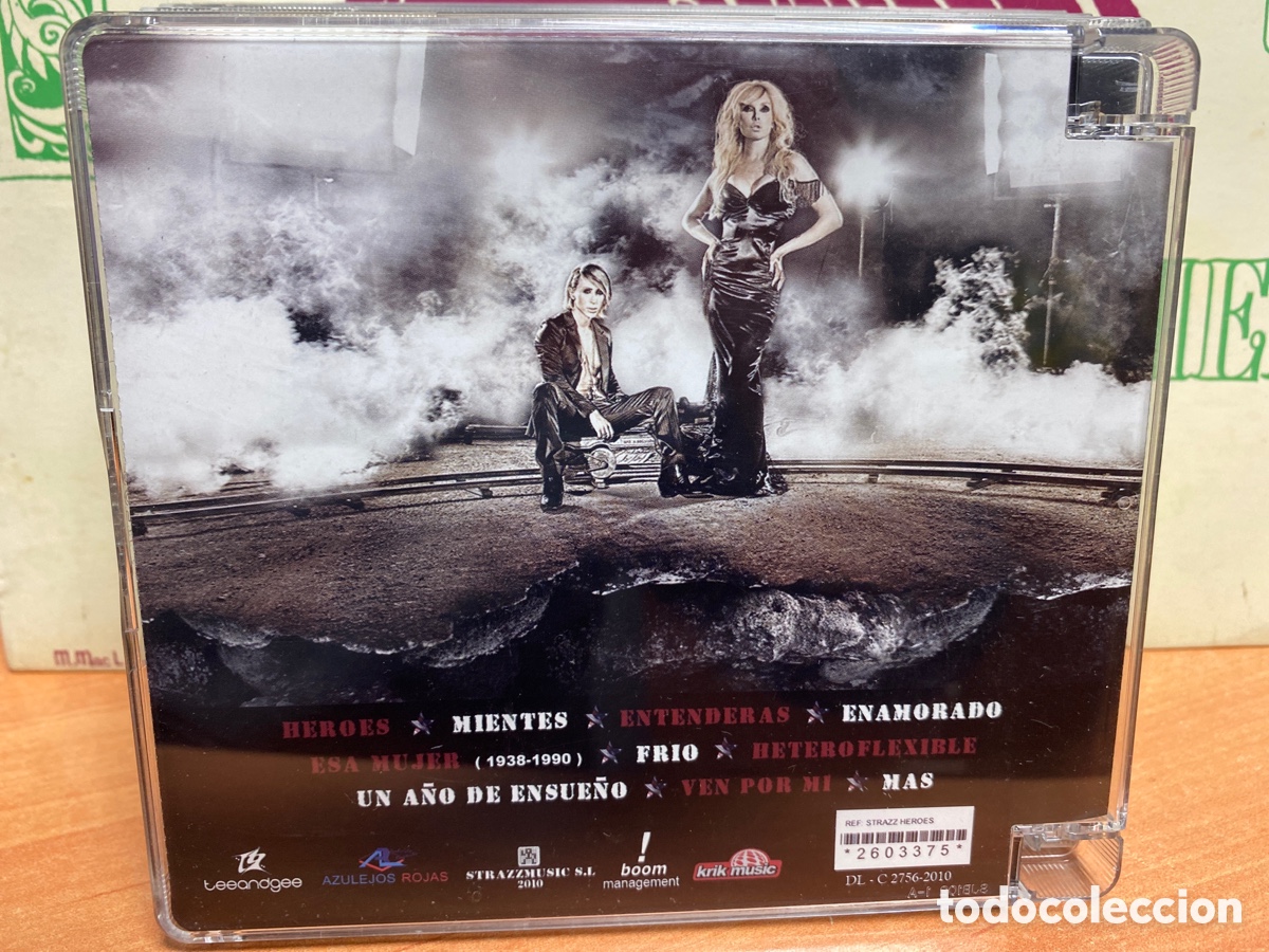 CDs de m&uacute;sica: Strazz - H&eacute;roes (CD, Album) - Foto 2
