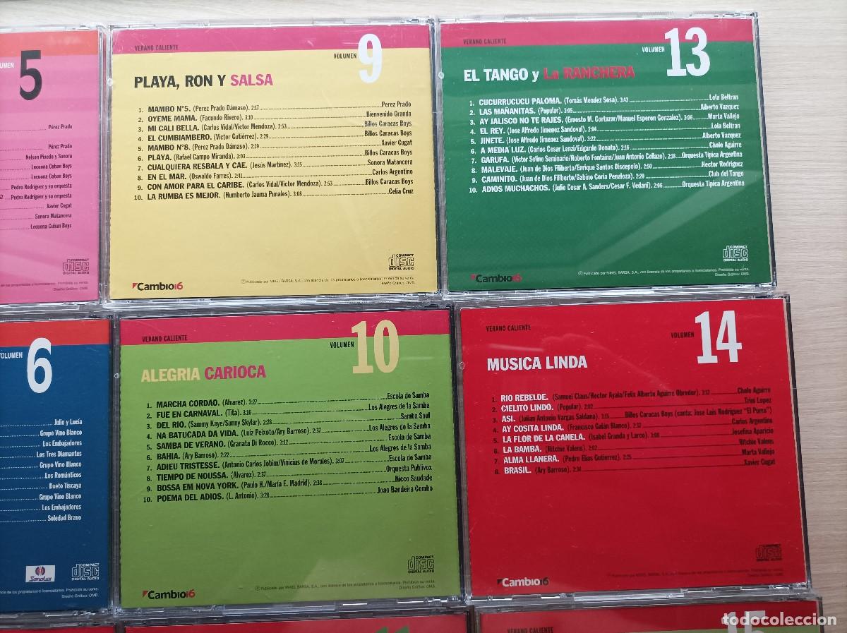 CDs de m&uacute;sica: Verano caliente. 16 CD - Foto 3