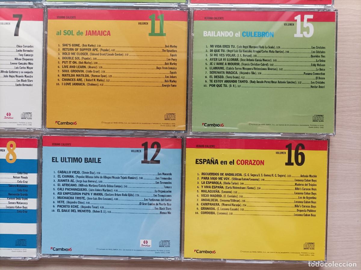 CDs de m&uacute;sica: Verano caliente. 16 CD - Foto 5