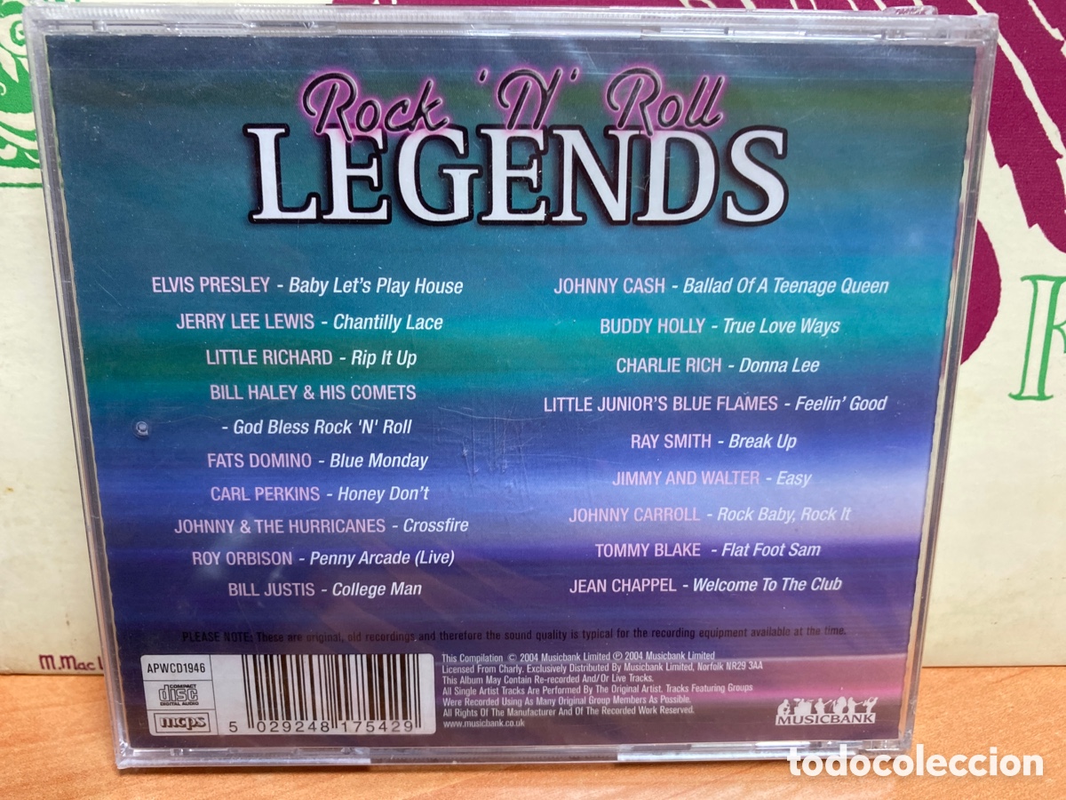 CDs de m&uacute;sica: Various - Rock N Roll Legends Chantilly Lace (CD, Comp) *Precintado* - Foto 2